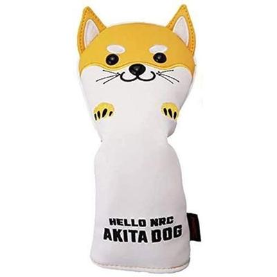 Golf Head Cover 440cc 460cc Woods Utility UT Waterproof Design Akita Dog Samoyed.