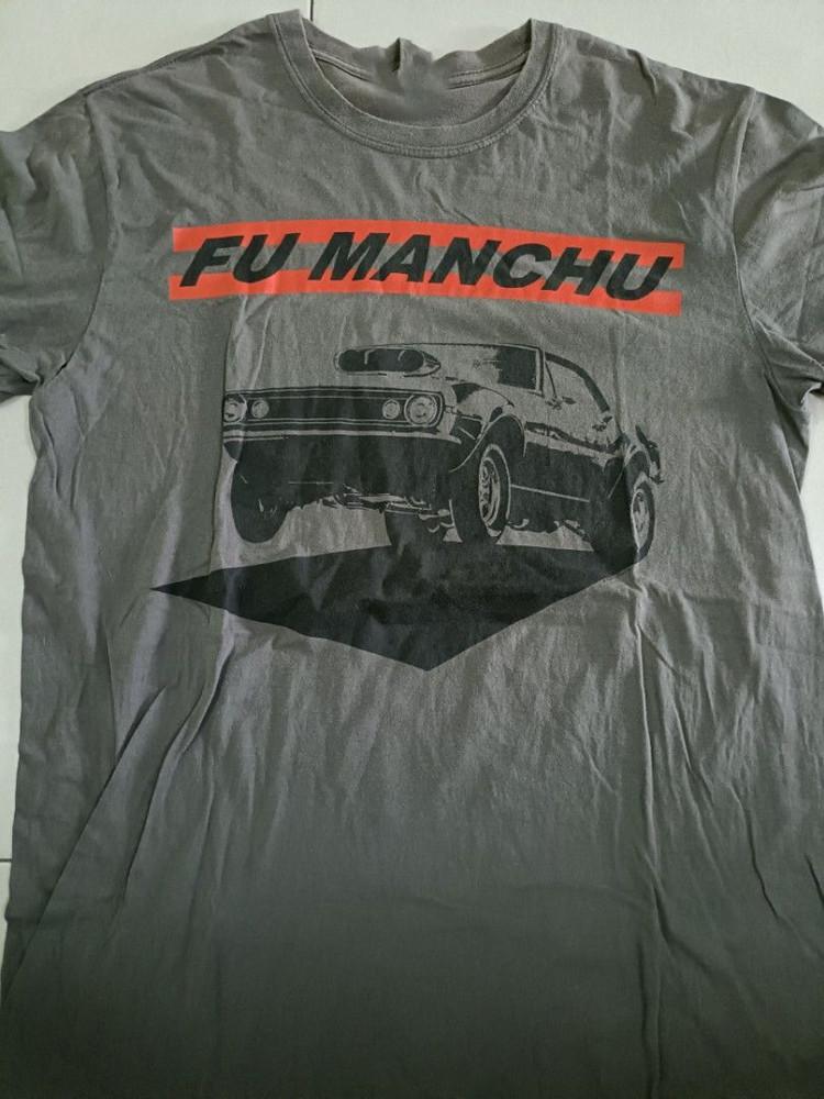 Fu Manchu Band Tour Gift For Fan Full Size S to 5XL Charcoal T-shirt K817 Unisex T-Shirt S