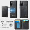 For Samsung Galaxy S20 FE Magnetic Case CASEME ME80 Series Leather PC TPU Phone Cover with Detachable Wallet