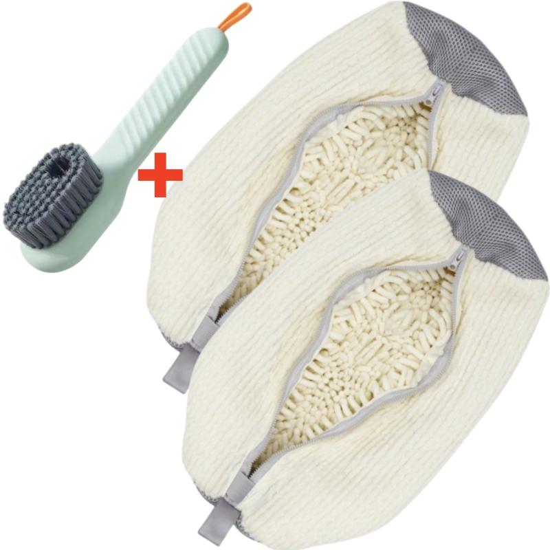 Durable Laundry Shoe Wash Bags With Soft Bristle Brush Set For Cleaning And Protecting All Types Of Footwear