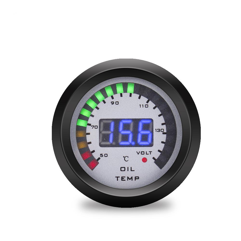 New 52mm Car Digital Gauge Boost/Water Temp/Vacuum/Oil Temp/Oil Pressure Tachometer/Volt/EGT Temp Gauge With LED Display Gauge