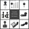 Bike Bicycle Car Motorcycle GPS Mount Aluminum Rail Handlebar Cell Phone Mount Mountain Bike Motorcycle Phone Mount