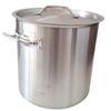 STAINLESS STEEL POT 30.5 cm GASTRO POT 22L WITH METAL LID