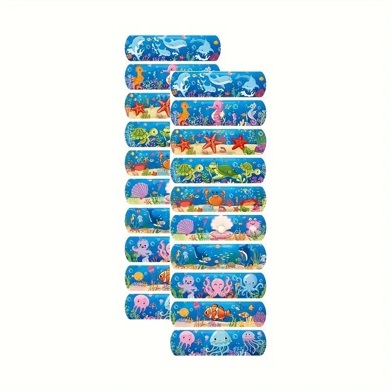 20pcs 50pcs Cute Cartoon Bandages PE Waterproof Breathable Bandages In 10 Styles