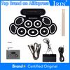 IRIN Electronic Drum Set Hand-rolled Drum 9-pad Electronic Drum Built-in Speaker with Drum Pedals Drumsticks 10 Hours Playtime