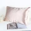 Doublesided Imitation Silk Soft Silky Pillowcase Solid Color Envelope Design
