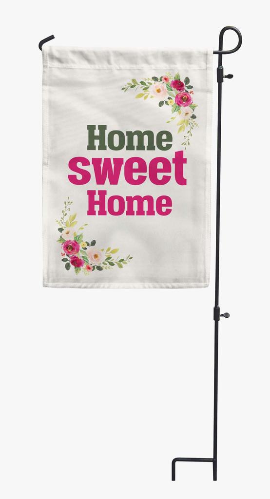 Printtoo Tan Home Sweet Home Garden Summer Camping  Flags  For Campers Double Sided Campsite  Flag  Outdoor