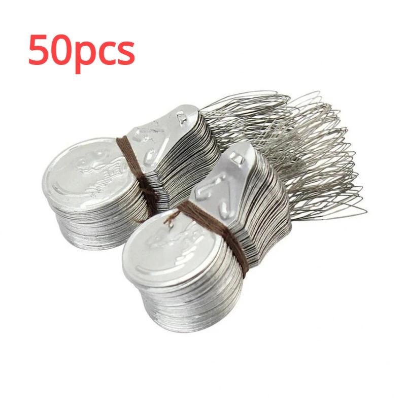 100Pcs Aluminum Sheet Threader Needle Punch Needle Sewing Accessories Simple To Use Durable Light And Easy To Carry Fast Thread