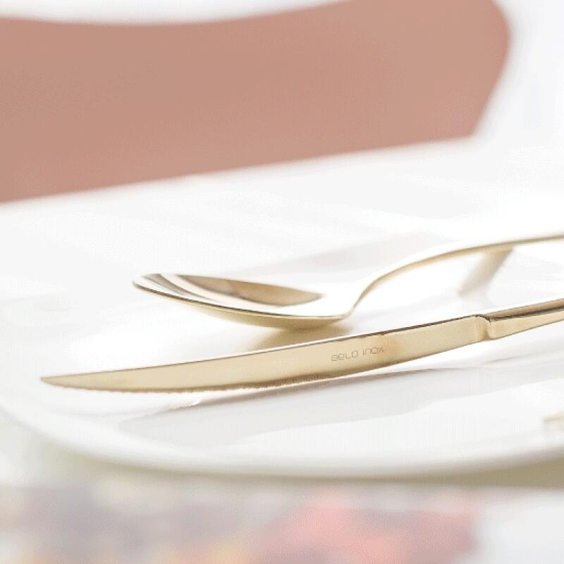 Velo Platinum Titanium Champagne Steak Knife