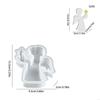 Christmas Molds Silicone Reindeer Rocking Horse Star Angel Boy For DIY Holiday Decorations Crafting A0KF