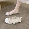 Mary Jane Sandals Women's 2025 Summer New with Skirt Thin Xiaoxiangfeng Fisherman Shoes Lace Old Beijing Cloth Shoes