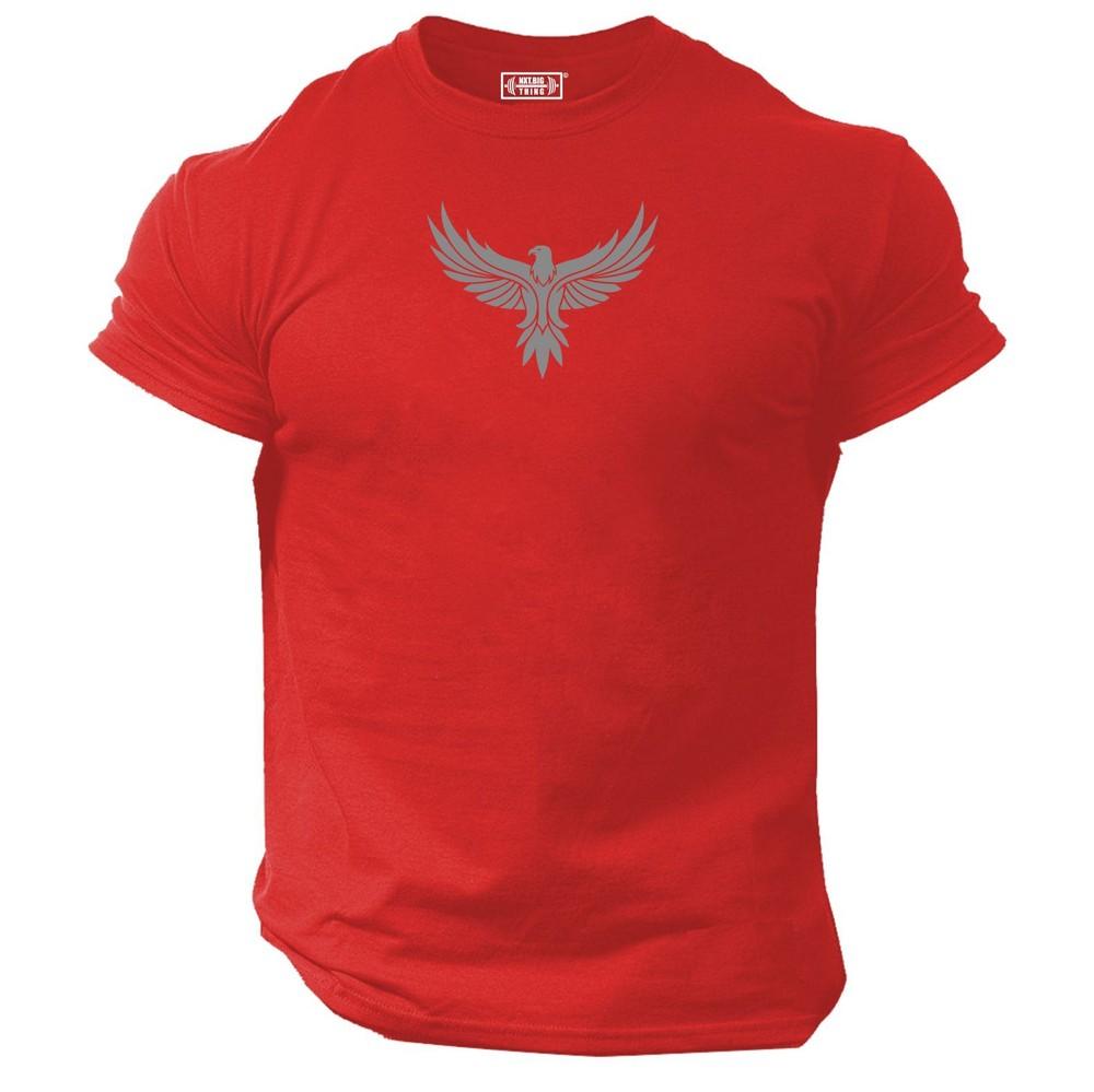 Eagle T Shirt Gym Clothing Bodybuilding Training Workout Exercise Fitness Top