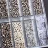 18-in-1 Glasses Repair Screw Kit | Precision Nose Pads, Spacer Caps & Frameless Screws For Eyeglass Adjustments & Maint