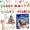 2025 Christmas Advent Calendar Jewelry Bracelet Gift Box 24-Days Handmade Countdown Jewelry Making Kit For Holiday Vacation