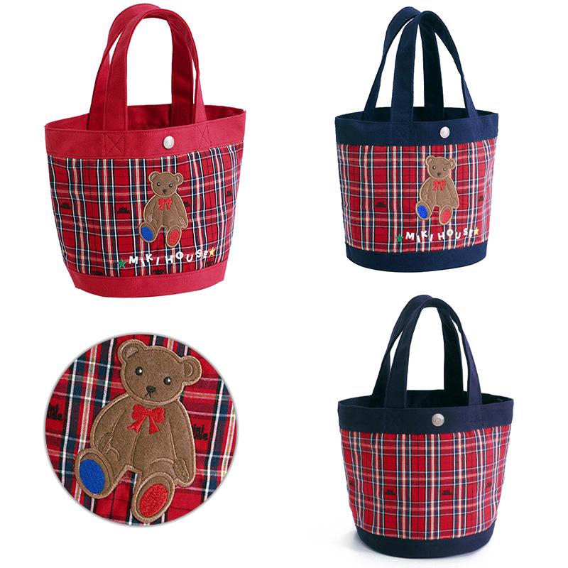 

Women s Leisure Simplicity Canvas Bags Cartoon Bear Large Capacity Shopper Travel Handbag