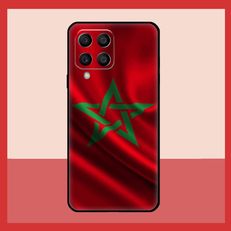 Morocco Flag Case For Samsung Galaxy M31 M21 M13 M33 M53 M15 M35 M55 M16 M36 M56 M12 M32 M52 M14 M34 M54