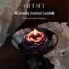Camellia Scented Soy Candle - Elegant Home Decor & Festive Souvenir