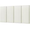 4 PCS Acoustic Wall Panels 2 In Thick 23.6 X 11.8 In Self-adhesive Beige