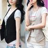Breasted Waistcoat All-match Plus Size Cardigan Style Suit Vest for Daily Wear