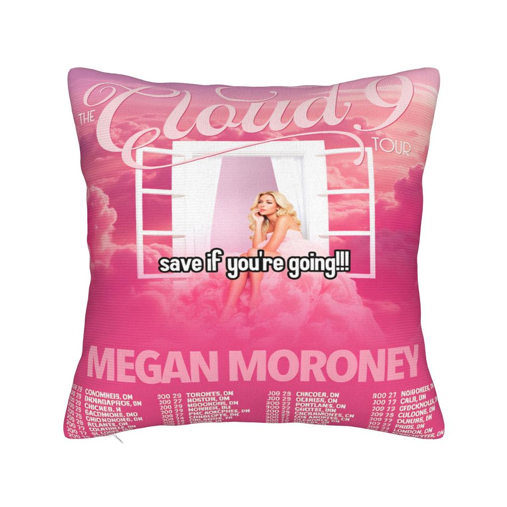 Pillow Case Megan Moroney Singer Cloud 9 Album Soft Pillow Cover For Wedding Party Home Decor Funny Pillowcases