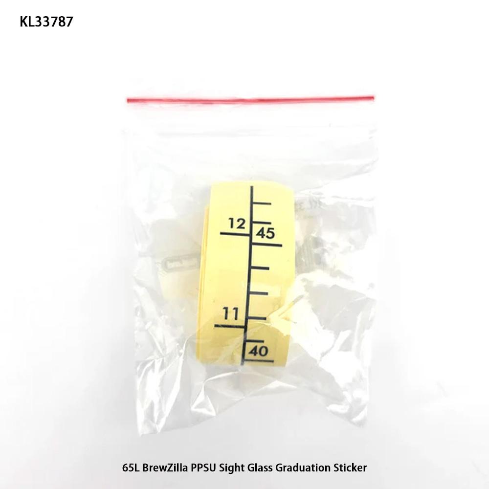 

kegland Наклейка-индикатор уровня воды Прозрачная наклейка для бака 35/65/100 л пивные аксессуары домашнее пивоварение