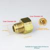 Female To Male Brass Pipe Connector 1/4 3/8 1/2 3/4 Inch AC Coupler Adapeter Flare Fitting