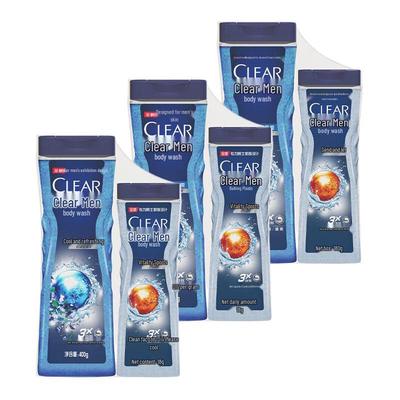 Clear Men Cool & Energizing Oil Control Shower Gel Set