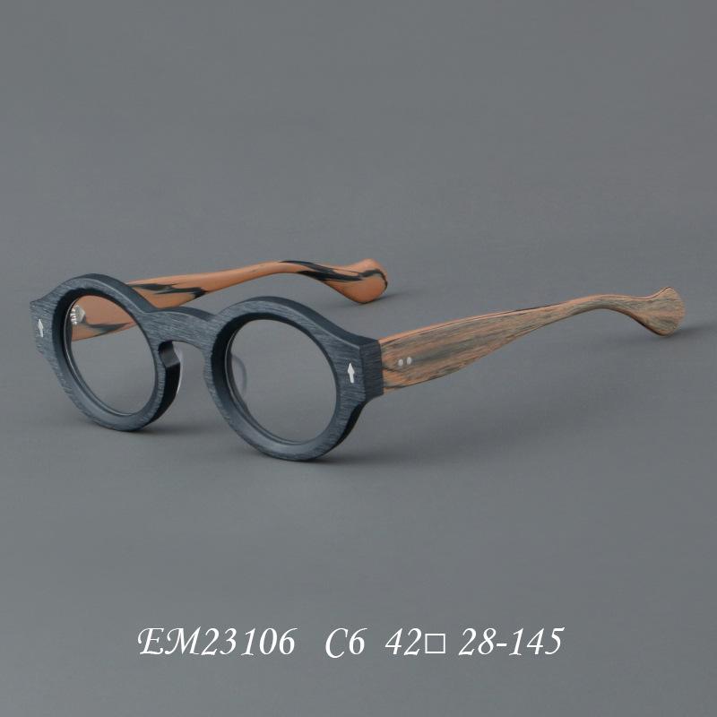 

Толстые ацетатные круглые очки для чтения копии роскошных диоптрийных высококачественных заклепок настраиваемых Vision Plus Optical #57359 Custom Diopter