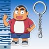 12cm Detective Conan Acrylic Transparent Pendant Car Key Pendant Student Backpack Decoration Fun Cute Cartoon Children's Gift