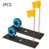 Compact Metal Pole Ice Fishing Flag Water Square Orange Flag Fishing Tackle Tool D Portable Winter Fishing Angler Fishing