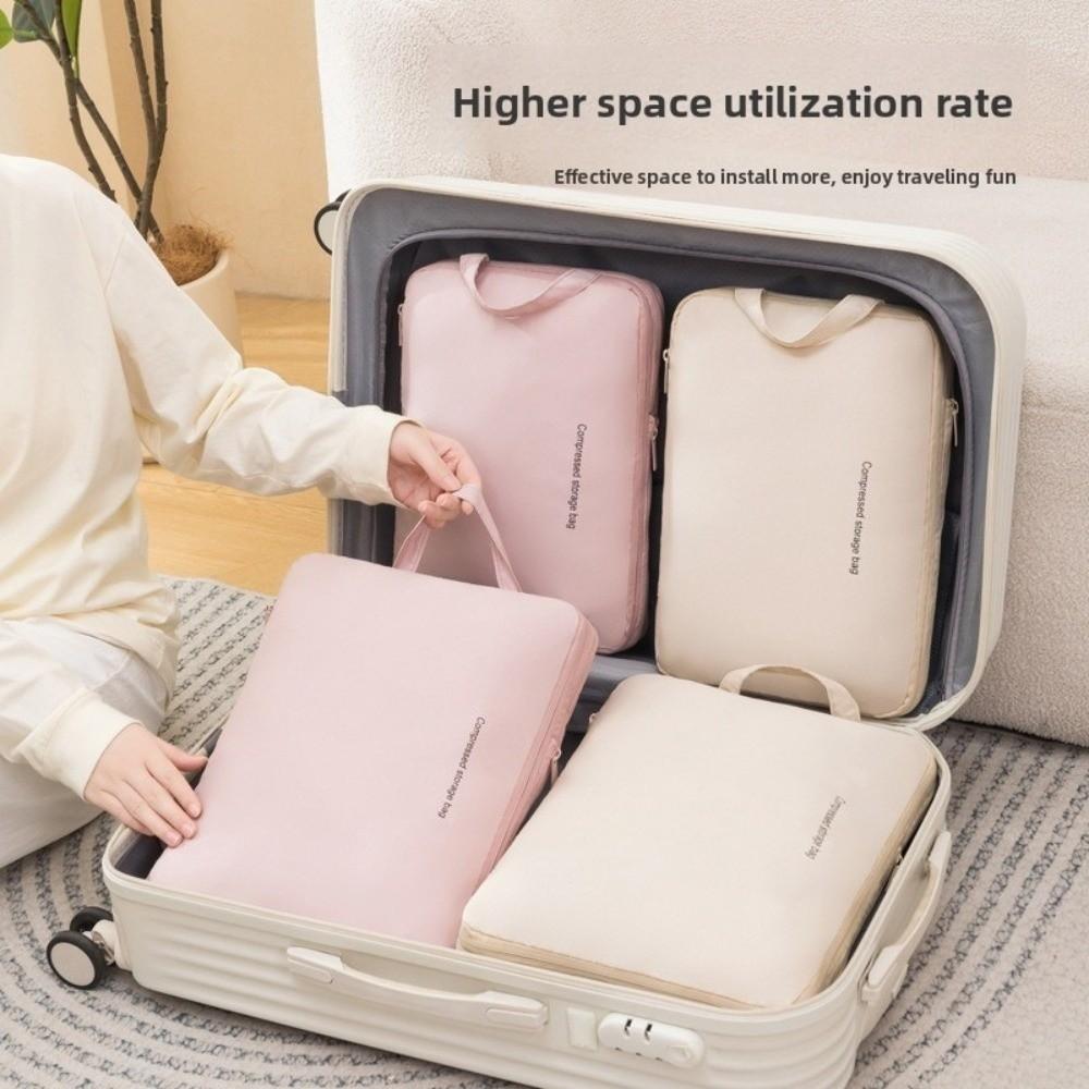 Large Capacity Clothes Storage Bag Foldable Clothes Packing Cube Down Jacket Storage Bag  Household