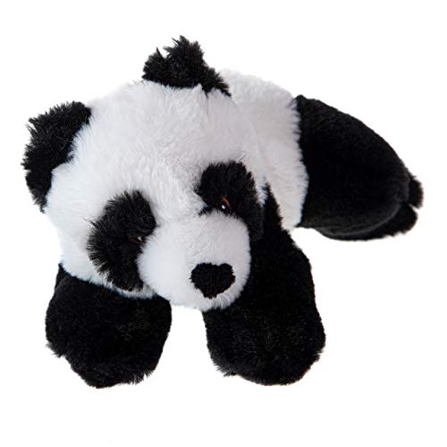 Wild Republic Plush Panda, Fluffy, Recycled Material, EcoKins, W14 X D23 X H12cm, 24796