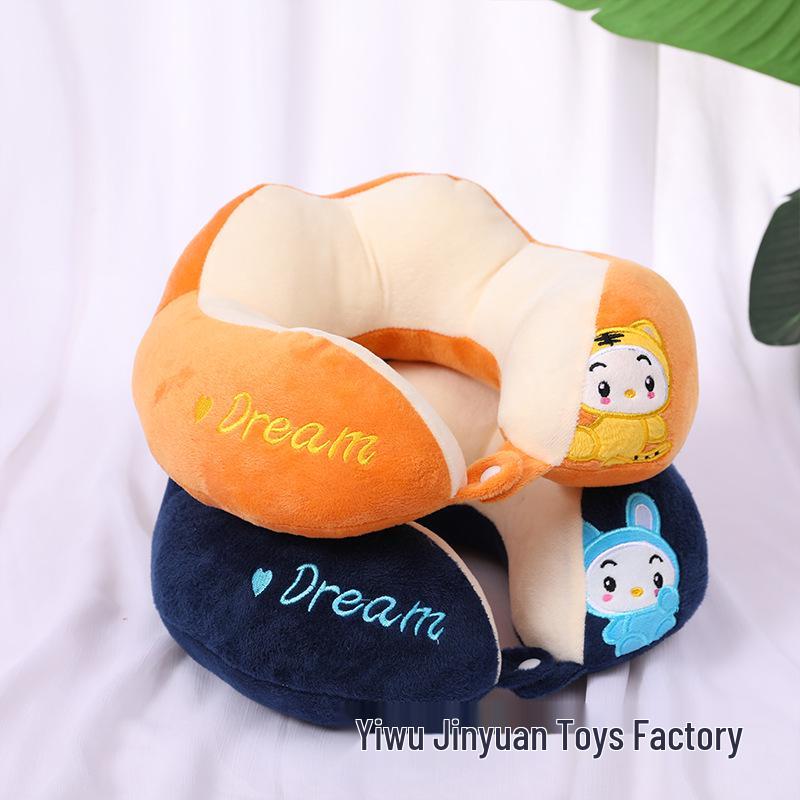Ergonomic U-Shaped Neck Pillow for Office, Car, and Airplane