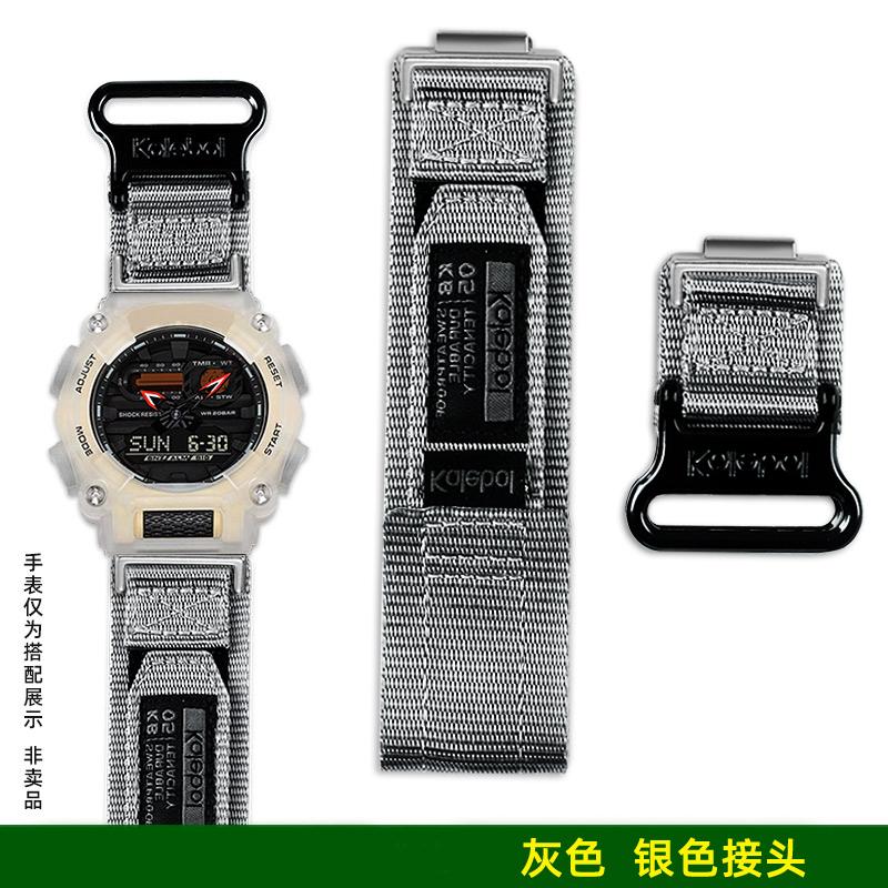 

GA900 Модифицированный ремешок для часов Casio G-shock GA-900A/VB/TS DW-6900 ремешки мужские уличные Водонепроницаемый Спортивный Нейлоновый Браслет 16mm