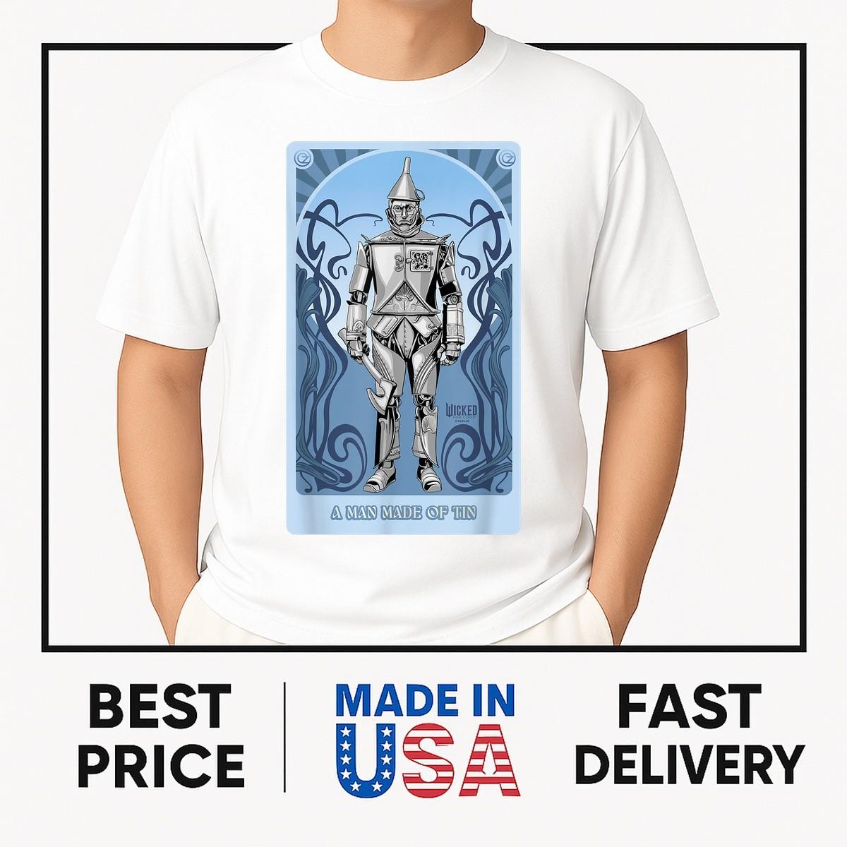 Wicked: For Good A Man Made of Tin T-Shirt HOT ITEM S разноцветный
