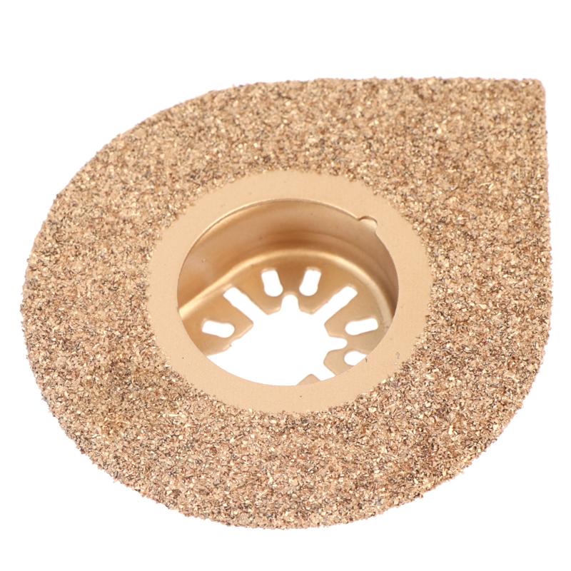 Curved Diamond Oscillating Multi Tool Blade Brazed Abrasive Saw Cutting Disc Grinding Disc For Wood Tile Mortar Renovation Work