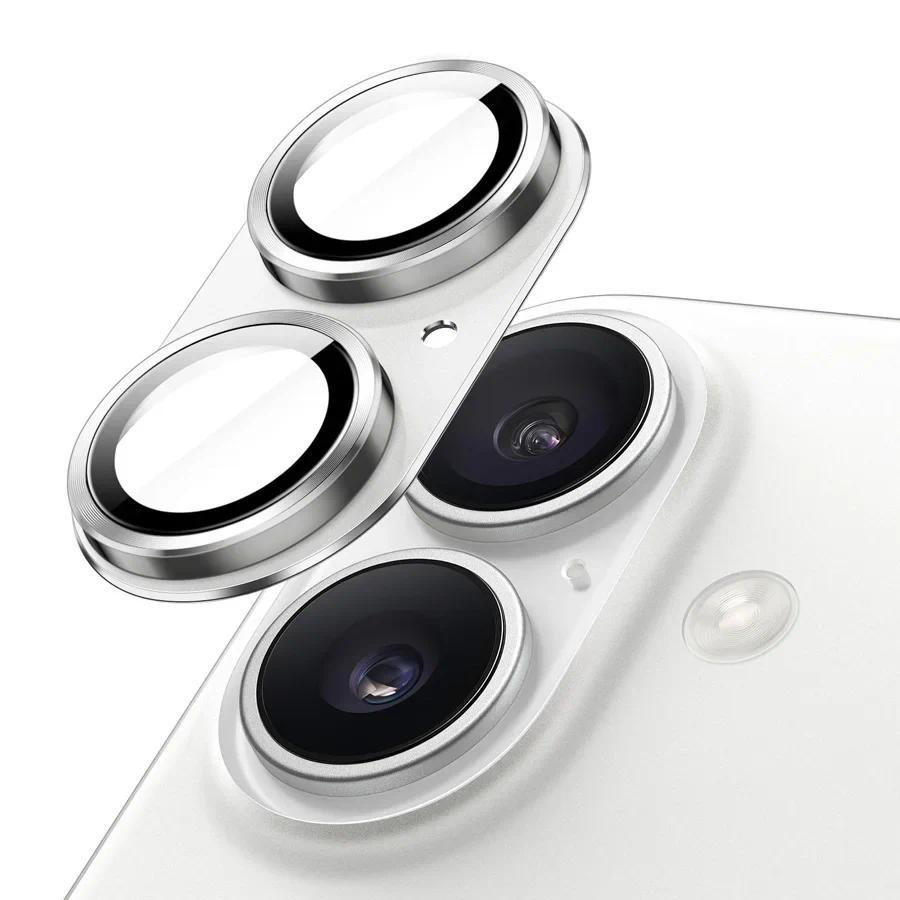 

Защитное стекло для объектива камеры из черного металла для iPhone 17 Pro Max 16 Plus, защитная пленка для заднего объектива для iPhone 15 14 Pro iPhone 11Pro Max