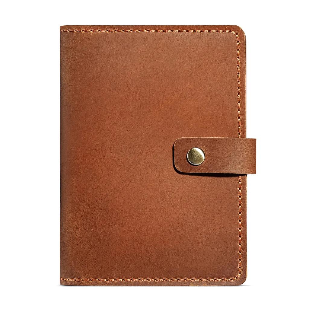 Travel Passport Cover with 6 Card Holder Minimalist Travel Essential Vegan Leather Passport Holder Card Case for Women Men