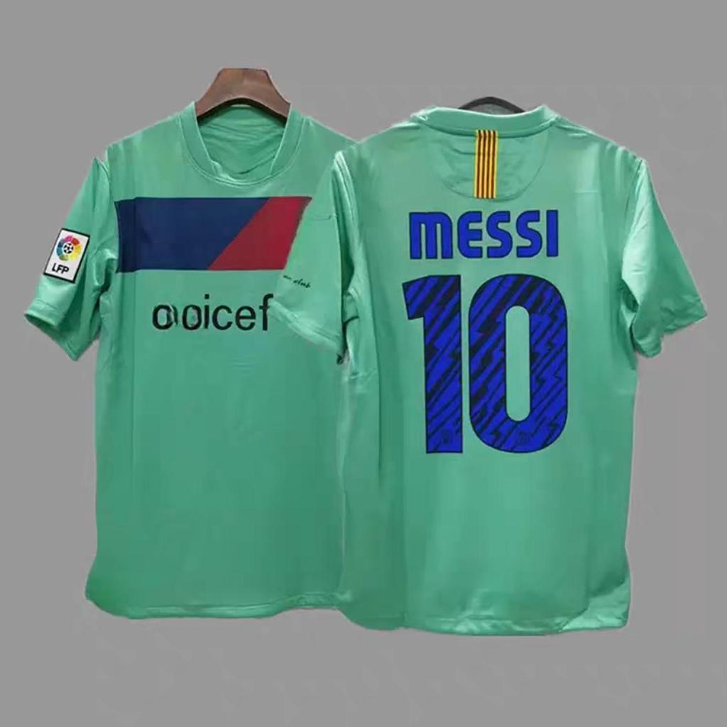 Barcelona 10-11 Away Retro Jersey Set - Customizable Football Sportswear