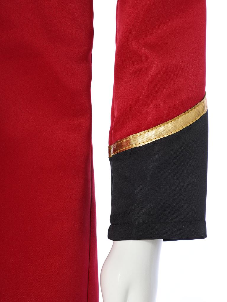 Kids Steampunk Tailcoat Costume Vintage Medieval Design Long Sleeve Fake Two Piece Tuxedo Victorian Elegant Jacket