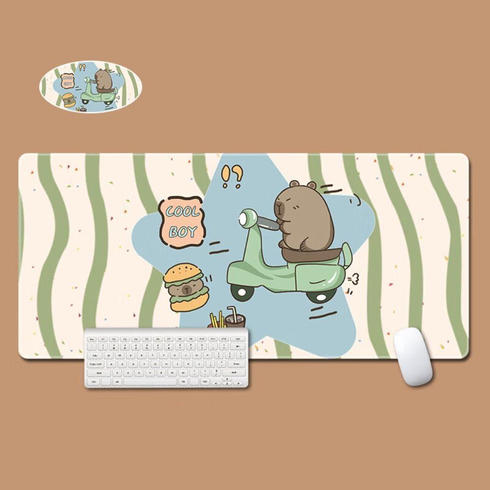 Capybara Desk Pad Cartoon Desk Protector New Computer Desk Protector