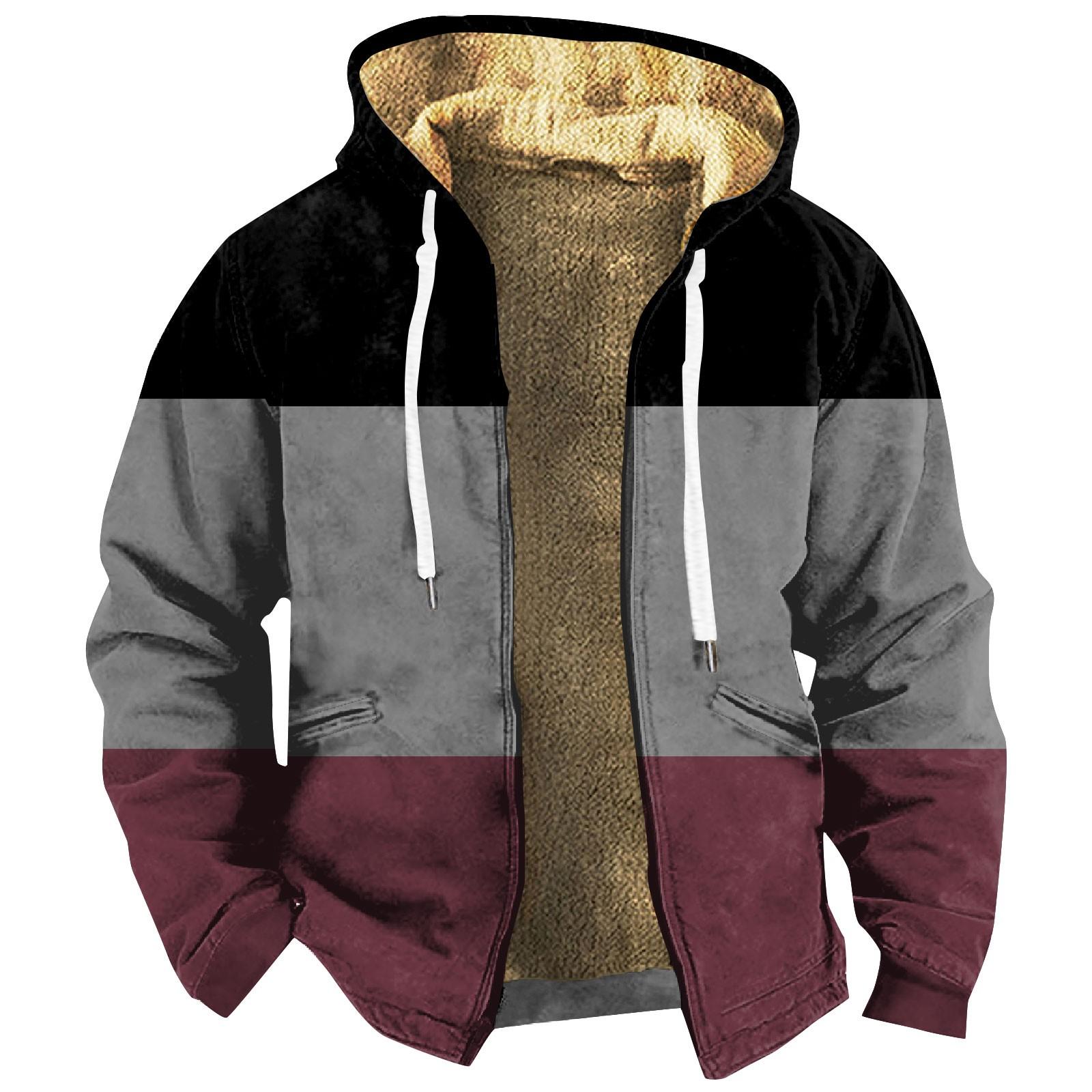 Мужская куртка с принтом в стиле ретро — фото 5