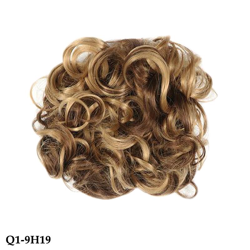 

Женский натуральный вьющийся шиньон MERISIHAIR, чистый цвет, наращивание волос из синтетического волокна, подходит для вечеринки, свадьбы, повседневного использования