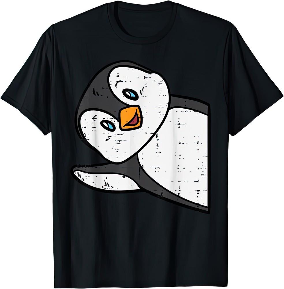 Emporer Penguin Waving Cute Boys Girls Adults T Shirt
