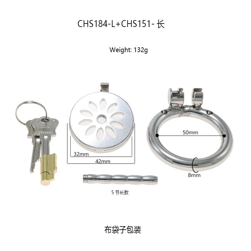 Stainless Steel New Flat Penis Cage SM Chastity Sexy False Mother Chastity Wear Adult Toy Sex Tool