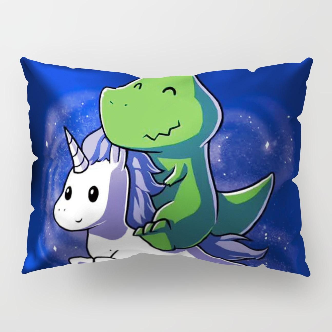 

Мультяшная подушка-единорог, длинная подушка, полиэстеровая подушка 50*30cm