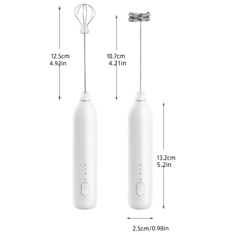 Handheld Whisk Egg Beater Wireless Mini Coffee Blender Portable Drink Mixer Foamer  Egg