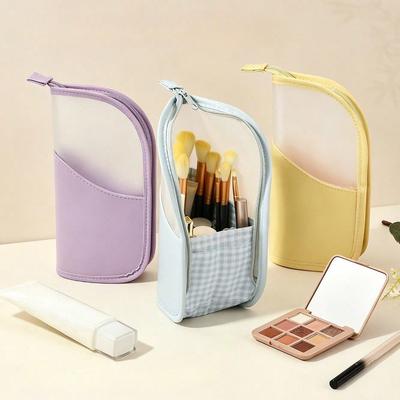 Makeup Brush Storage Bag Portable Travel Waterproof Brush Bag Eyebrow Pencil Brush Storage Bag