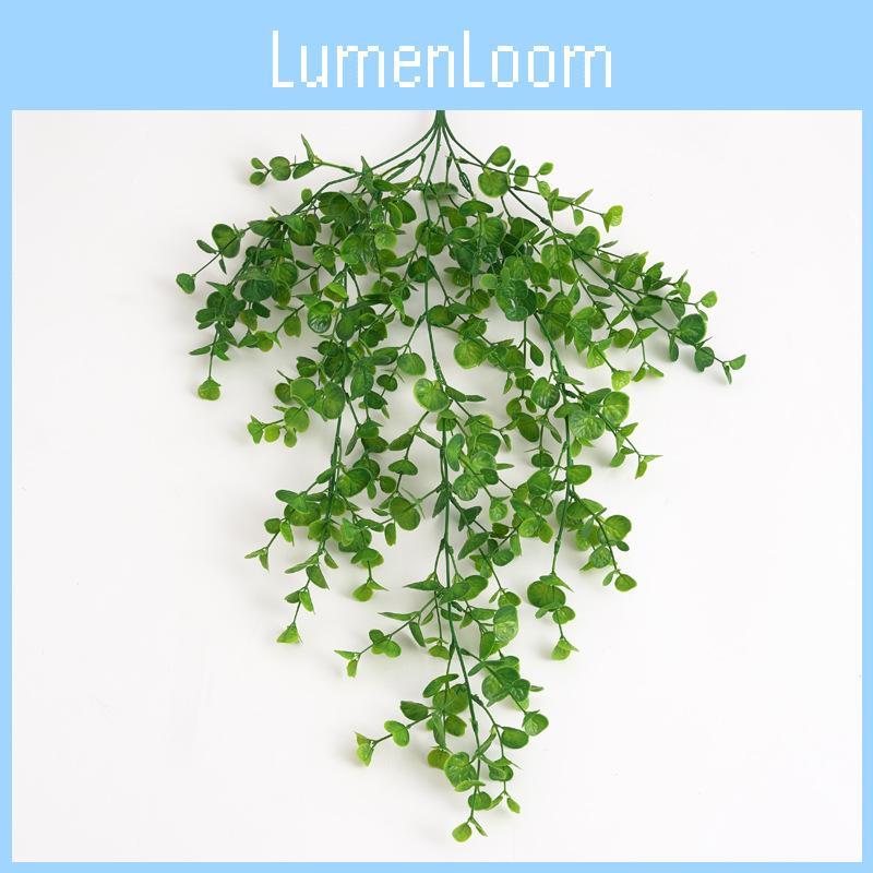 Wall Eucalyptus Faux Plant Plastic Leaves Interior Design Scenes Photography