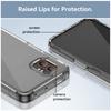For Samsung Galaxy XCover7 Pro Case WANLONFENG MF Series TPU Acrylic Clear Phone Cover with Tempered Glass Film